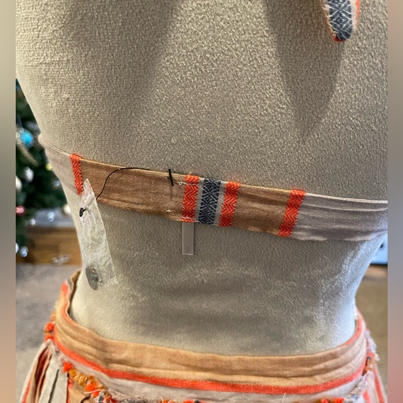 Free People 2 piece boho fringe halter and maxi skirt - Picture 6 of 12